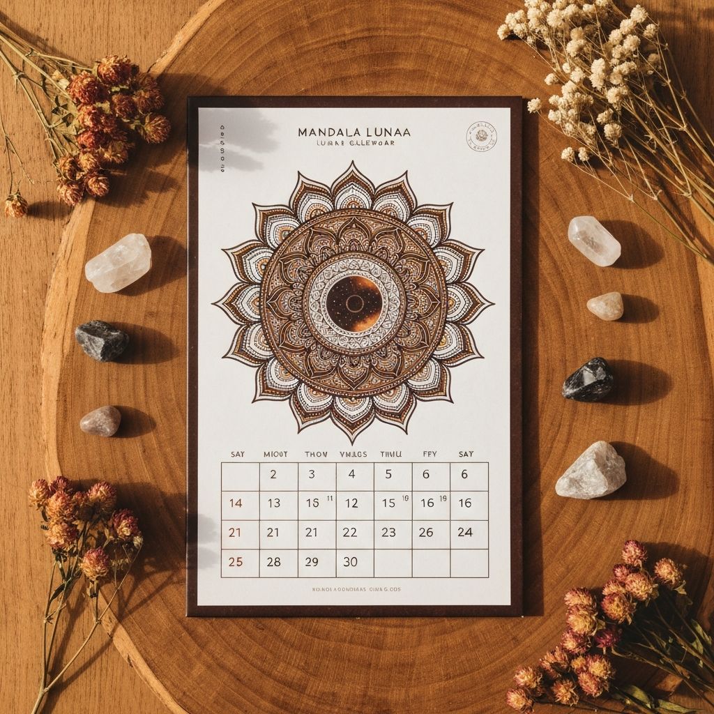 Moon Phases and Mandala Creation: Aligning Your Art with Lunar Cycles